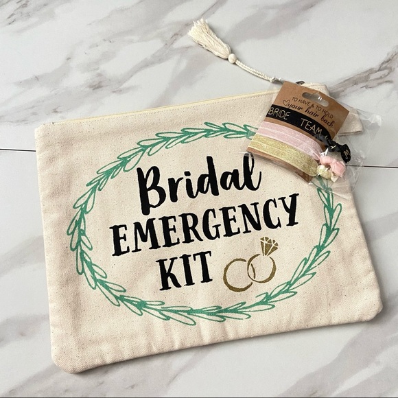 Handbags - Bridal Emergency Kit Cosmetic Bag & Hair Ties